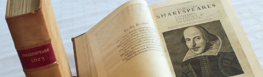 An old Shakespeare book