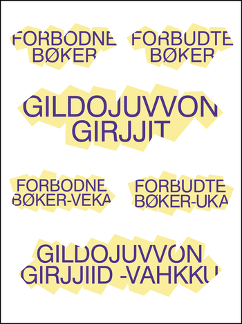 Bildet kan inneholde: skrifttype, design.