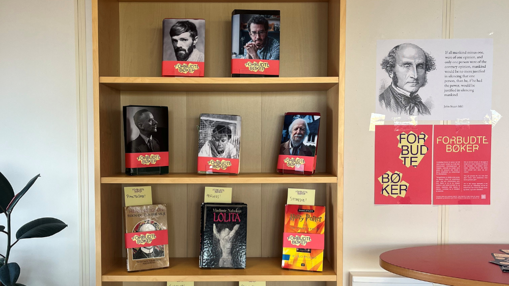 Bildet kan inneholde: bokhylle, hylle, hyller, utgivelse, bok.