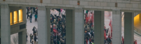 Et bilde fra det politiske engasjementets verden. Opphavet er ukjent.