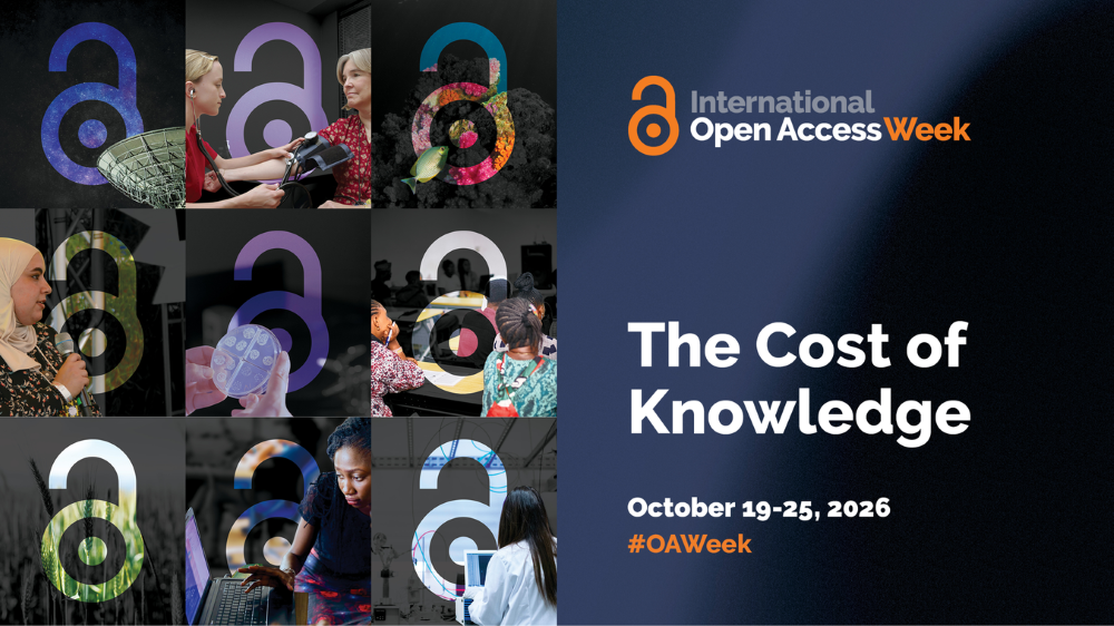 Plakat for open access week.